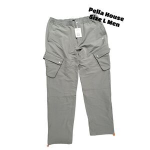 Bonobos Fielder Men's and Big Men's Stretch Cargo Pant Smoke Grey Size L